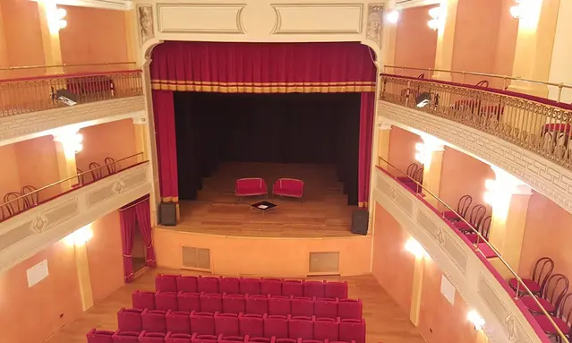 Vista dell'interno del teatro